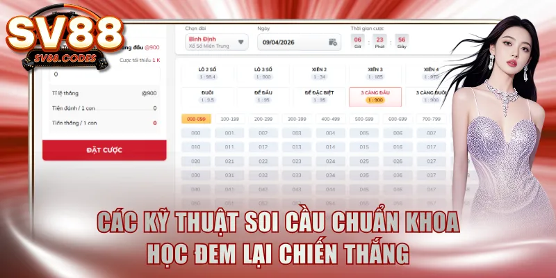 Các kỹ thuật soi cầu chuẩn khoa học đem lại chiến thắng