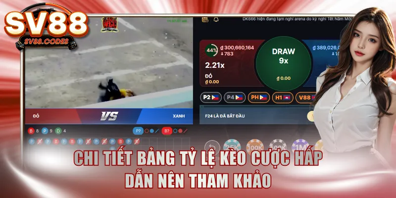 Chi tiết bảng tỷ lệ kèo cược hấp dẫn nên tham khảo