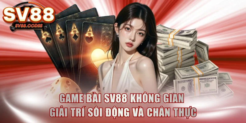 Game Bài SV88 Không Gian Giải Trí Sôi Động Và Chân Thực 