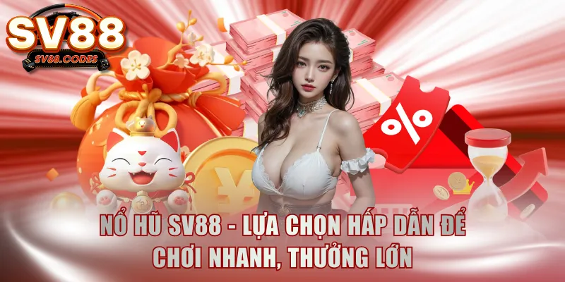 Nổ Hũ SV88 - Lựa Chọn Hấp Dẫn Để Chơi Nhanh, Thưởng Lớn