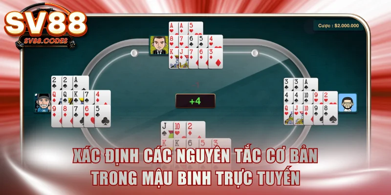 Xác định các nguyên tắc cơ bản trong mậu binh trực tuyến